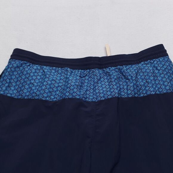 Caribbean Swimwear Drawstring Outdoor Swimming Trunks Mens Size XL Blue - Picture 7 of 8